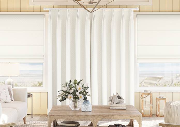 Galactica, Bone White - Made to Measure Curtains - Image 7